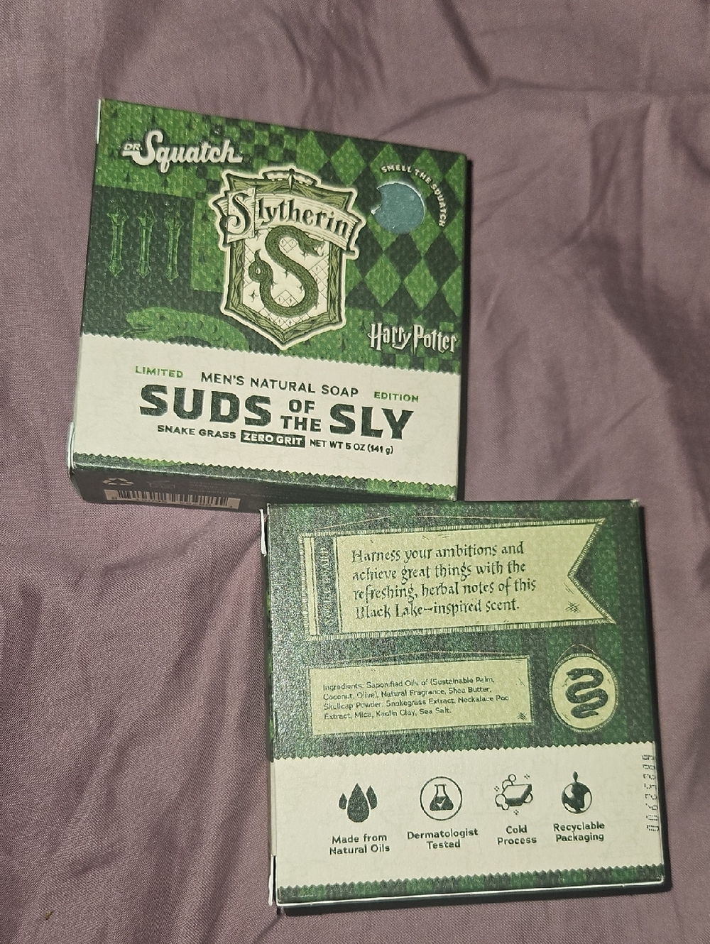 Slytherin Suds of the Sly Natural Soap